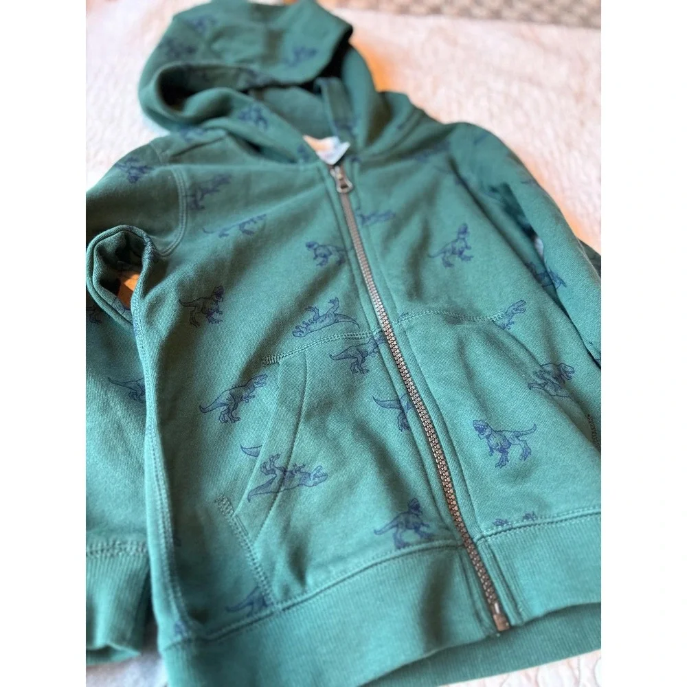 Boys' Dinosaur‎ Halloween Shirt & Hoodie Set Size 5t & 4-5 #409